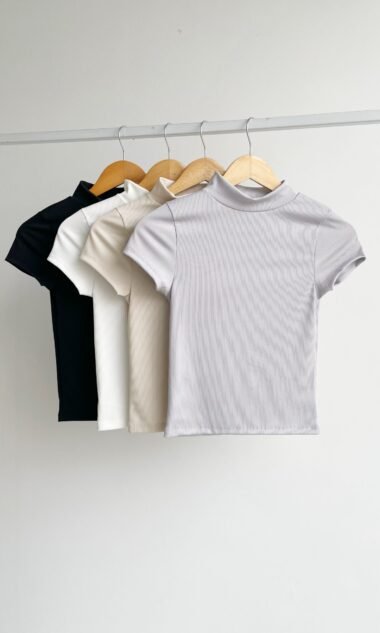 (RPR5) Remera Media Polera MC Rib Party