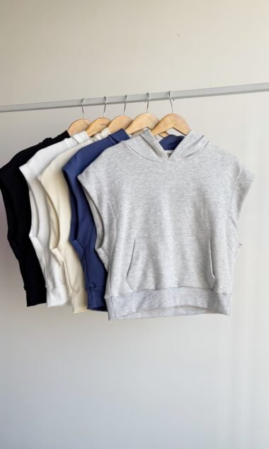 (ARM2) Musculosa Sudadera Canguro Capucha Rustico (SS26)