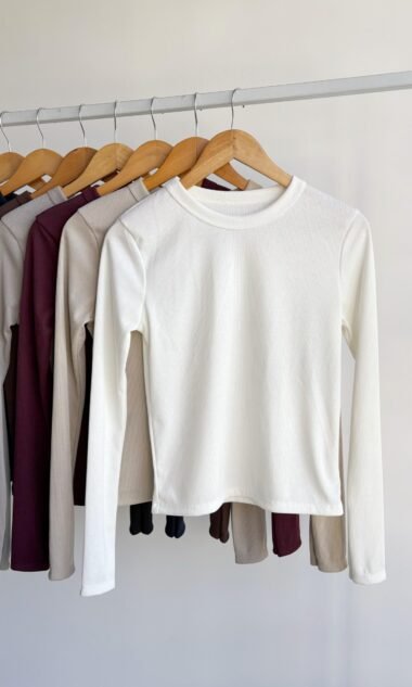 (PMR3) Remera Basica Mangas Largas Morley Portofino