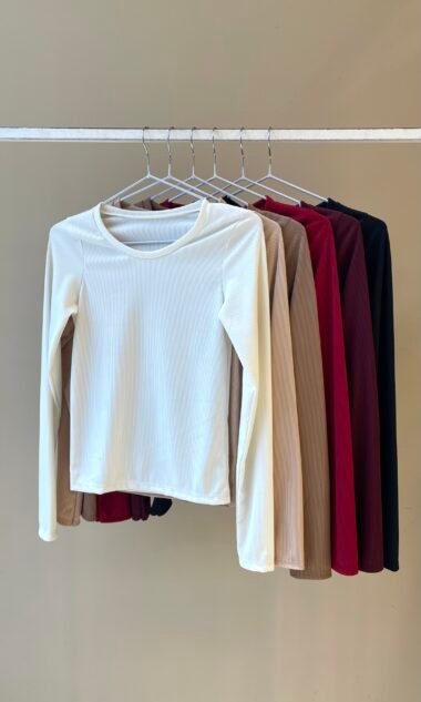 (SMR4-1) Remera Basica Manga Larga Morley Soft