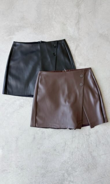 (IM6) Short Pollera Ecocuero (Nuevo color)