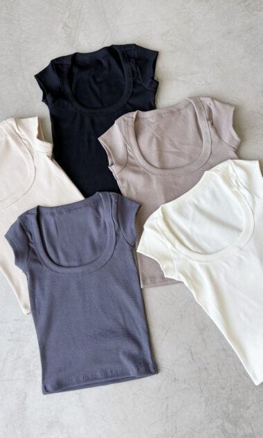 (MAR11) Remera Babytee Cuello Abierto Morley Algodon