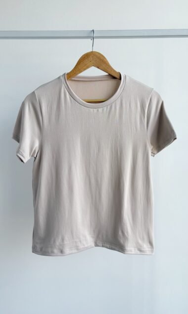 (SR3-2) Remera Ancha Manga Corta Modal Soft
