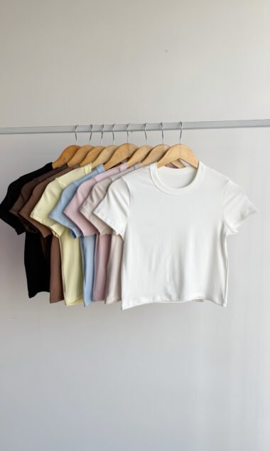 (HR8) Remera Babytee basica Hermes (SS26)