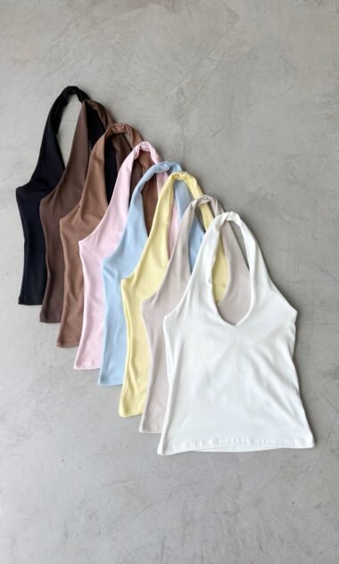 (HT1) Top Halter Hermes (SS26)