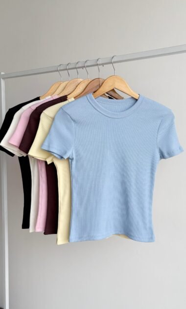 (MAR9-2) Remera Basica Manga Corta Morley Algodon