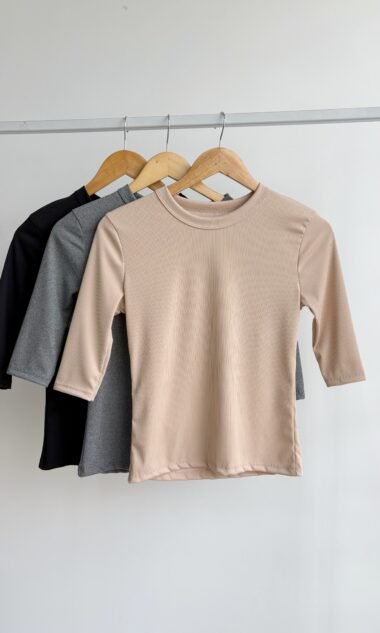 (RPR7) Remera Manga 3/4 Rib Party (SS26)