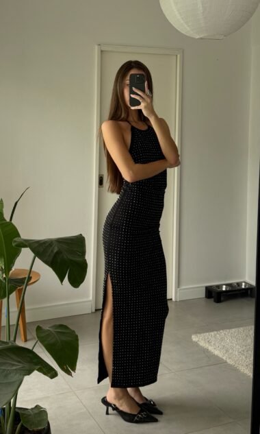 (IM2421) Vestido Largo Strass