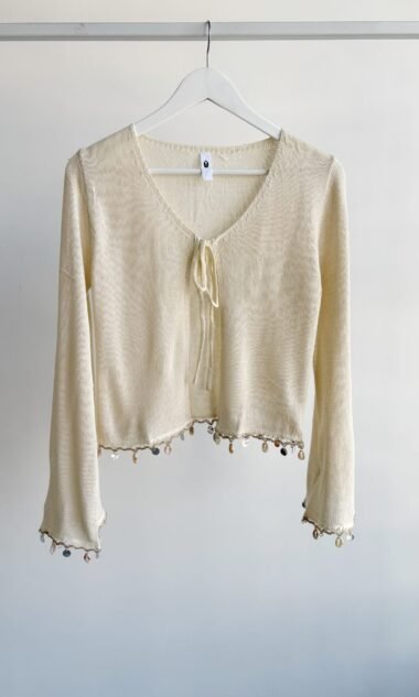 (IM4249) Cardigan Tejido Caracoles