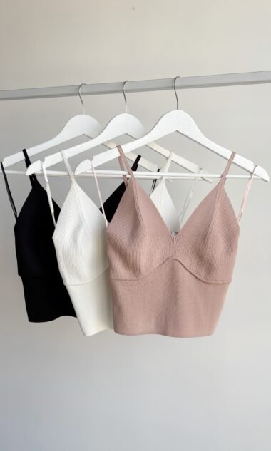 (IM3021) Top Tejido Escote V