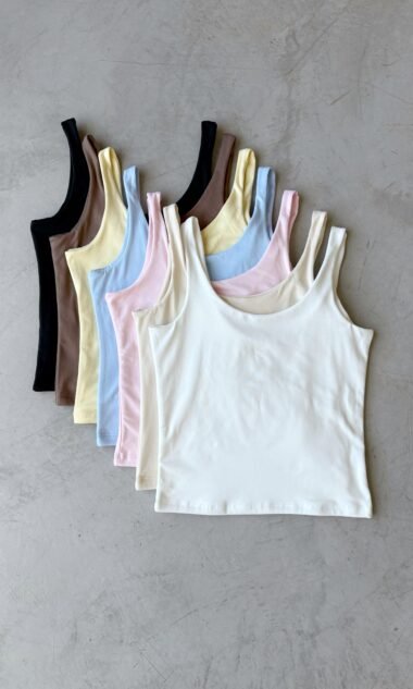 (TS27L) Top Soft Largo Doble Frente y Dorso (SS26 - colores pasteles)