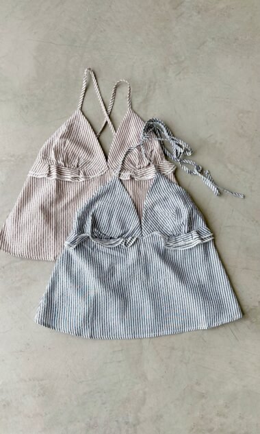 (IM3017) Top Rayado Volados