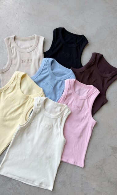 (MAM5B) Musculosa Larga Deportivo Morley Algodón Bordado - 1999 (SS26)