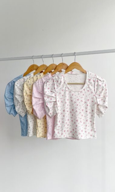 (BFR2) Remera Manga Princesa Broderie Floreado (SS26)