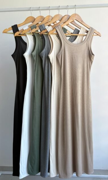 (MOV4) Vestido Largo Doble Cara U Morley