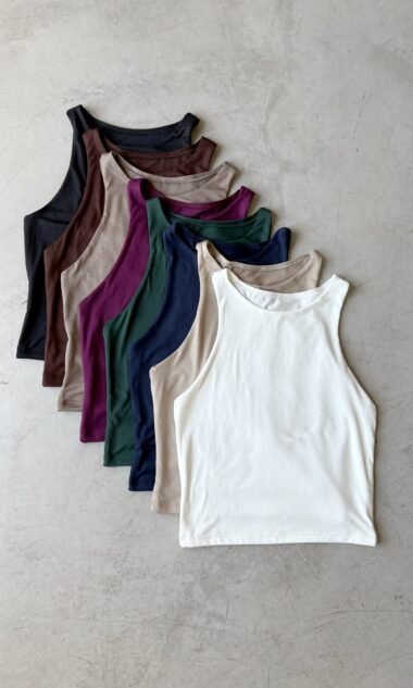 (MS5L) Top Musculosa Doble Delantero Soft