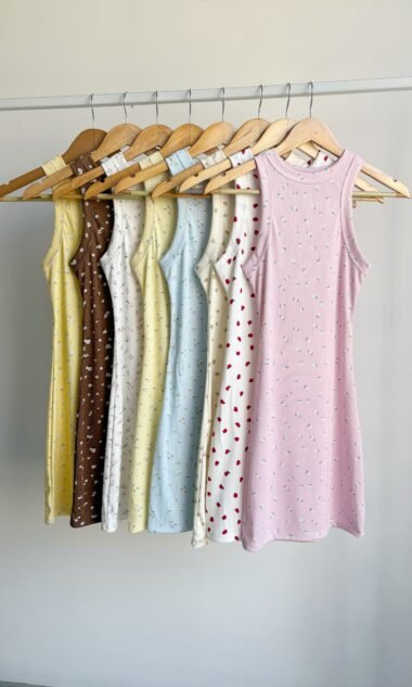 (MFV3) Vestido Deportivo Morley Floreado (SS26)