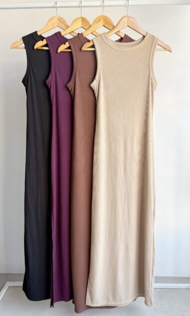 (SMV3) Vestido Morley Soft Cuello Bote Tajo (FW26)