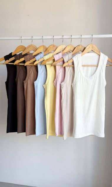 (HM3-2) Musculosa Larga Cuello U Hermes Guia Ancha
