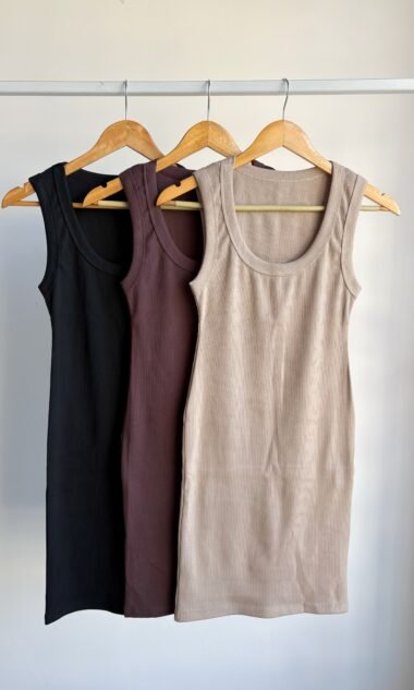 (MAV2) Vestido Corto Escote U Morley Algodón