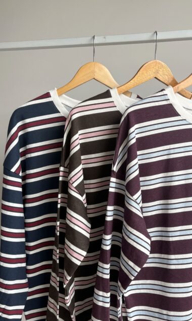 (JRB1) Buzo Cuello Redondo Jersey Rayado (FW26)