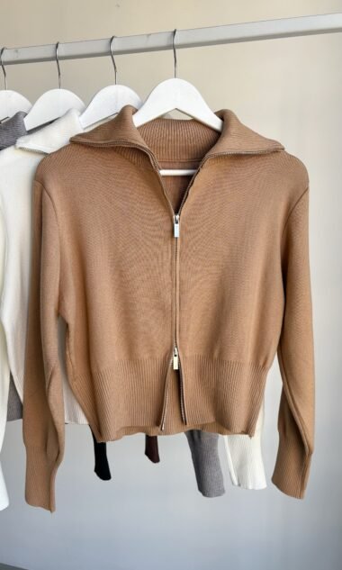 (IM043) Camperita Tejida Doble Cierre Viena (FW26)