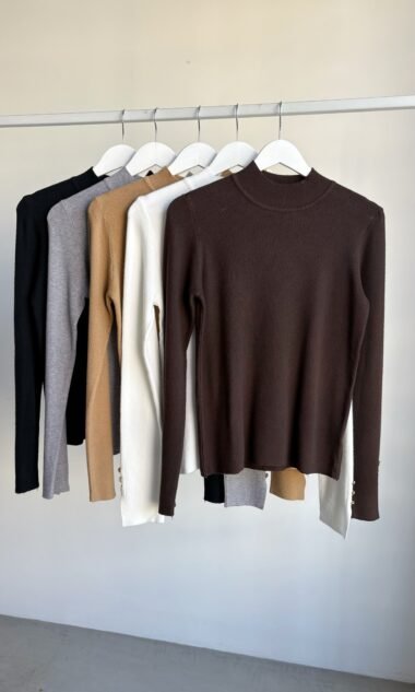 (IM046) Sweater Botones Manga Tokyo (FW26)