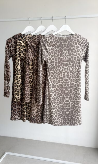 (MEV3) Vestido Corto Morley Animal Print (FW26)