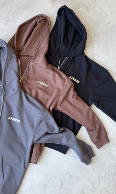 (ARC4) Campera Oversize Cierre STUDIO