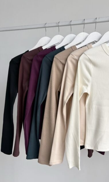 (PACK-MAR7-2) Remera Manga Larga Cuello Redondo Morley Algodon (7u)