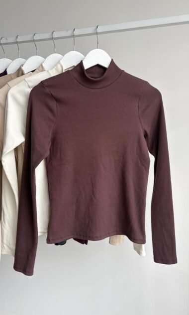 (MAR6L) Remera Larga ML Media Polera Morley Algodon (FW26)