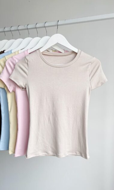 (HR22) Remera Basica Larga Puño Manga Corta Hermes (SS27)