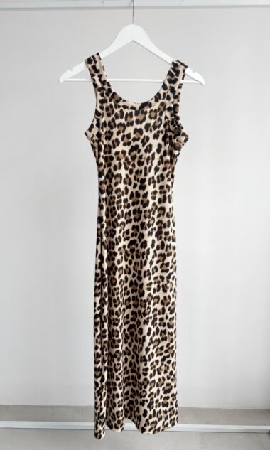 (MEV1) Vestido Largo Morley Est. Doble Cara Escote U (SS27)