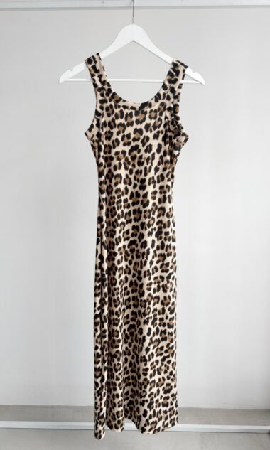 (MEV1) Vestido Largo Morley Est. Doble Cara Escote U (SS27)