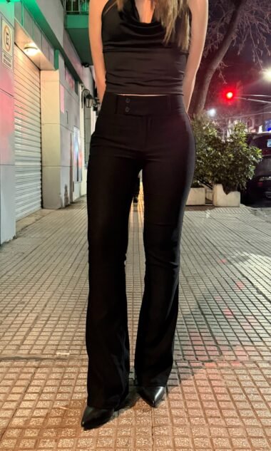 (IM025) Pantalón Semi-Oxford Bershka