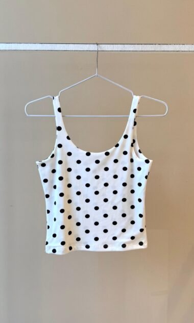 (LST3-G) Musculosa Tiritas Doble Frente y Dorso Soft Lunares Grandes (SS27)