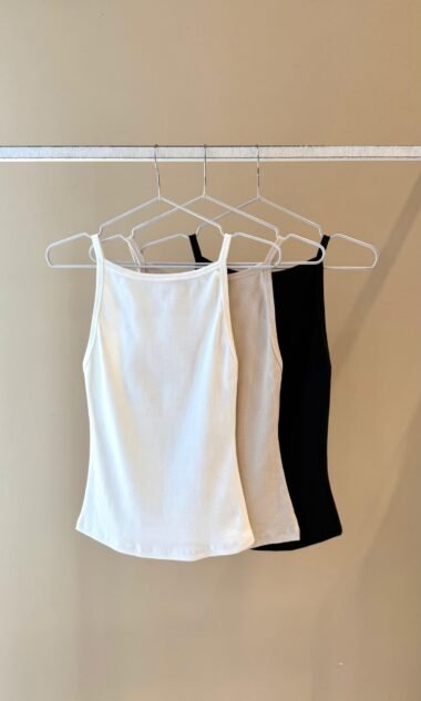 (MAT3) Top Musculosa Escote Al Cuello Morley Algodon (SS27)