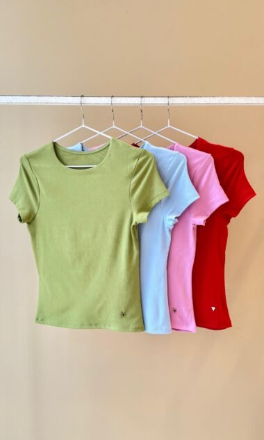 (HR19-2) Remera Cuello Redondo Con Vista Hermes (SS27)