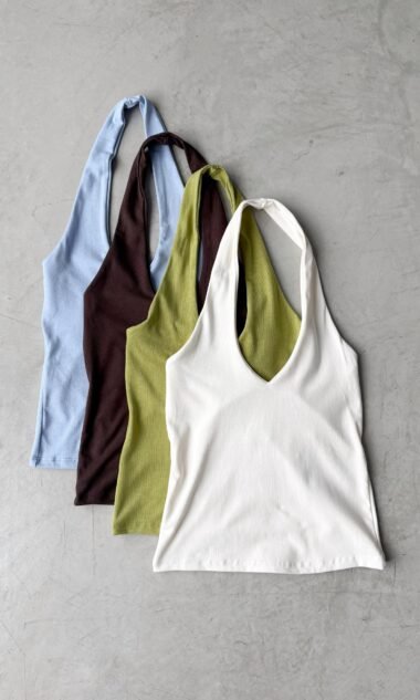 (HT1-2) Top Halter Hermes (SS27)