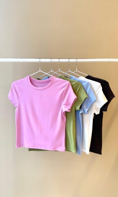(HR20-2) Remera Babytee Basico Puño Hermes (Nuevos Colores)